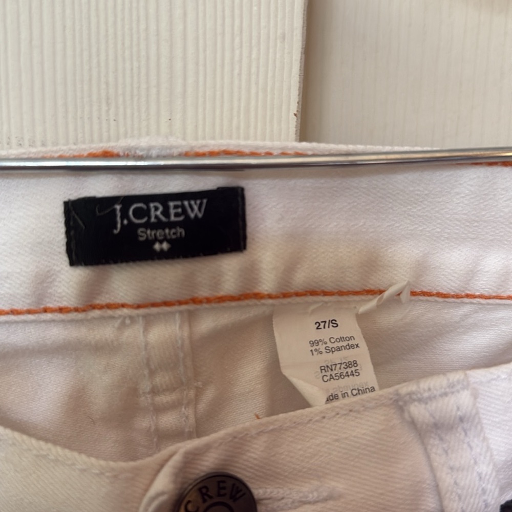 J Crew NWOT Women's White Jeans